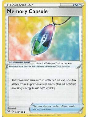 Pokemon TCG 2020 Memory Capsule NM SWSH04